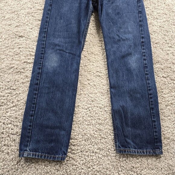 Levis 505 Jeans Mens 34x32 Blue Regular Straight Fit Workwear Cowboy Denim - Picture 2 of 13